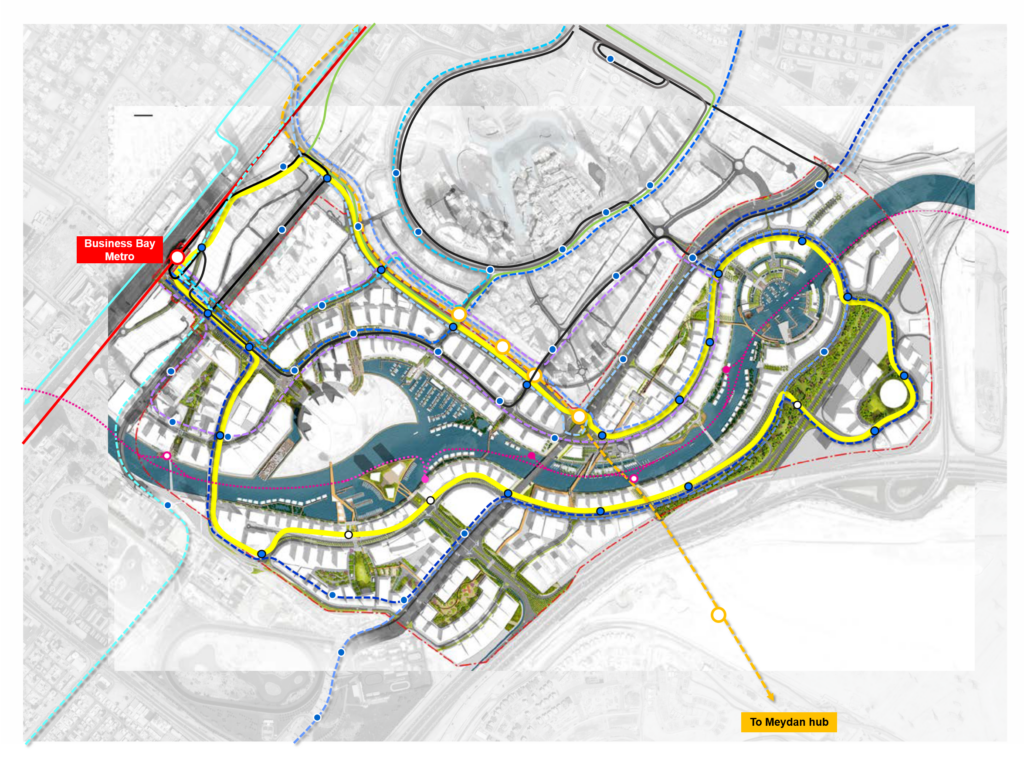 Rethinking mobility in Dubai to shape a less car-dependent future for the largest business district in the world
