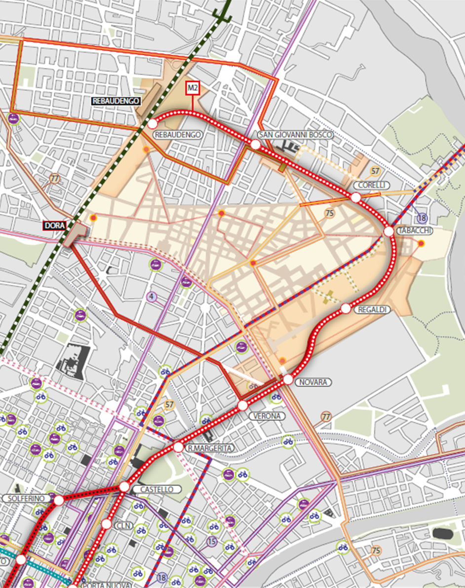 Systematica-Variante 200-Public Transport Network Map