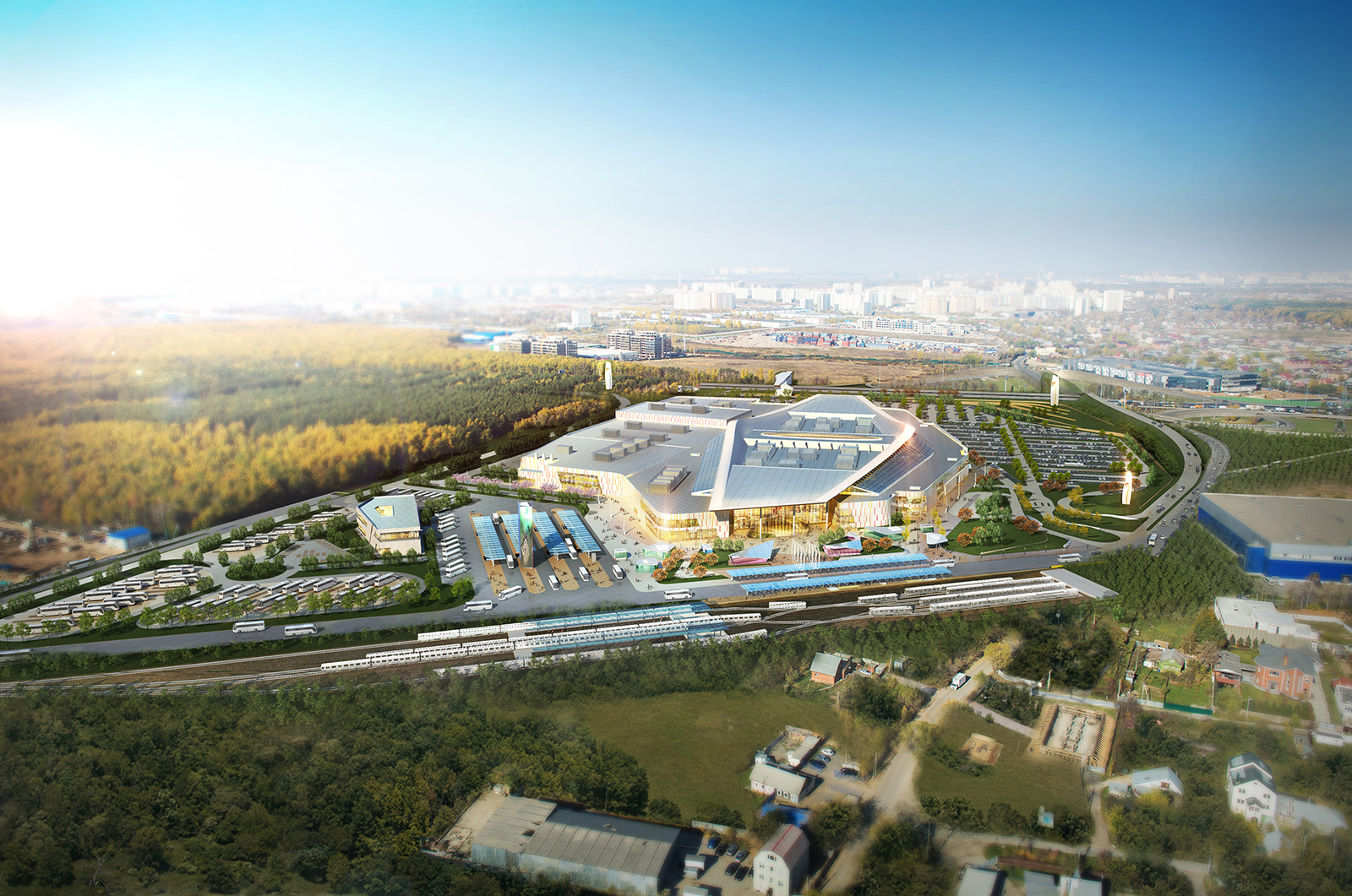 Systematica-Salaryevo Transport Hub-Aerial View